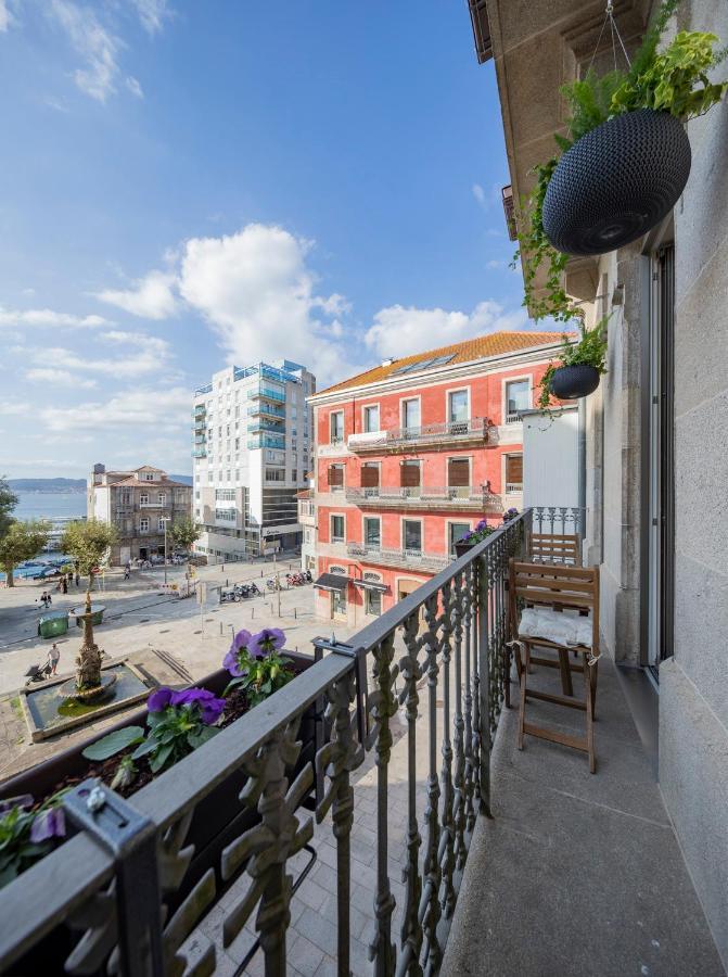Refugio De Paz Y Encanto En El Corazon De Vigo Con Vistas Al Mar Ngoại thất bức ảnh