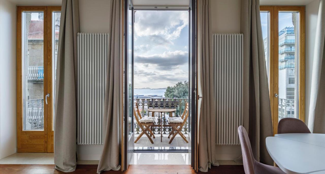 Refugio De Paz Y Encanto En El Corazon De Vigo Con Vistas Al Mar Ngoại thất bức ảnh