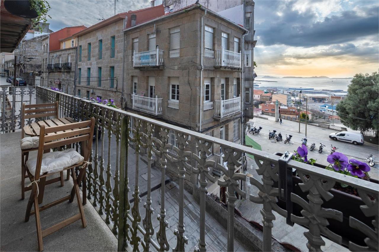 Refugio De Paz Y Encanto En El Corazon De Vigo Con Vistas Al Mar Ngoại thất bức ảnh